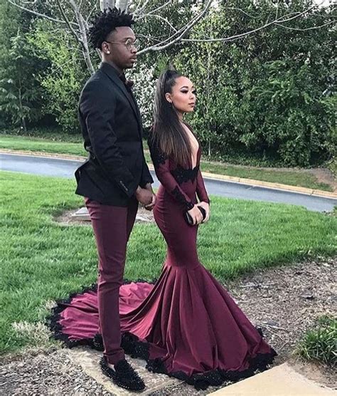 Pin By I Slay On Prom Prom Girl Dresses Prom Couples Black Girl Prom