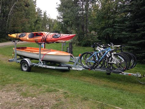 North Woods Sport Trailers Kayak Fishing Trailers Single Double Multiple Storage Gear