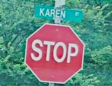 Karen Stop Blank Template Imgflip