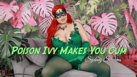 poison ivy makes you cum a super villain cosplay featuring jerk off instructions joi