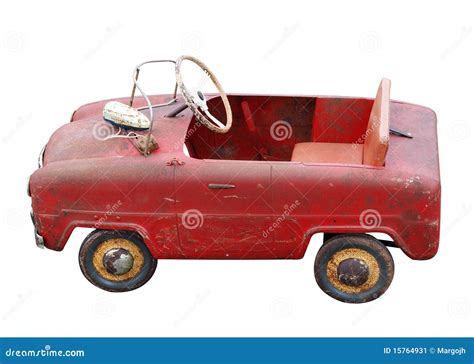 Antique Pedal Car stock image. Image of isolated, miniature - 15764931