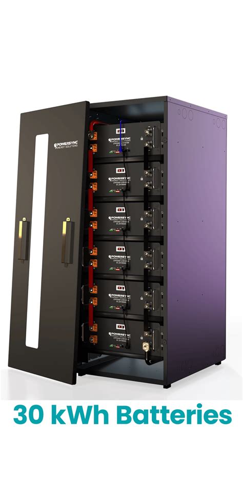 512v 600ah 30 Kwh Lifepo4 Lithium Battery Energy Storage Powersync Energy Solutions