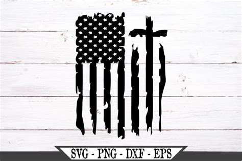 American Flag Cross Svg Free 231 Svg Design File