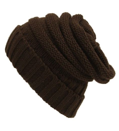 Trendy Warm Chunky Soft Knit Slouchy Beanie Skully Hat For Men And Women