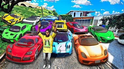 My New 1 Billion Dollar Supercar Garage Tour Gta 5 Youtube