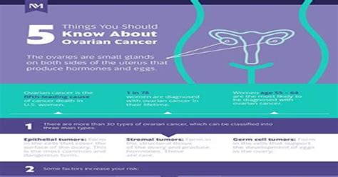 5 Things To Know About Ovarian Cancer Infographic Infographics