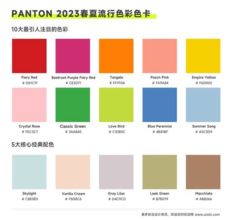 潘通2023年春夏流行色已发布！这个方法帮你把流行色用起来！ 哔哩哔哩