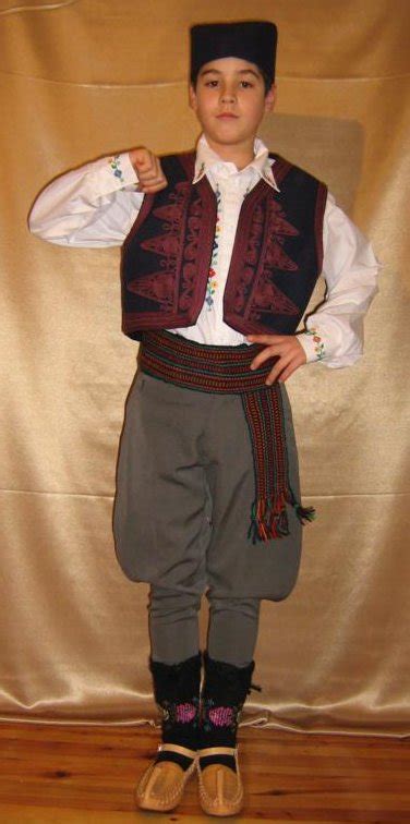 Folkcostumeandembroidery Mens Costume Of Šumadija Serbia