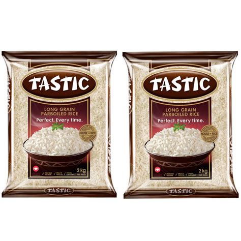 Tastic Long Grain Parboiled Rice 2kg Pack Of 2 Shop Today Get It
