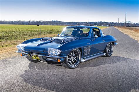 A 1963 Corvette Sting Ray Modernized Into A Road Going Version Of The