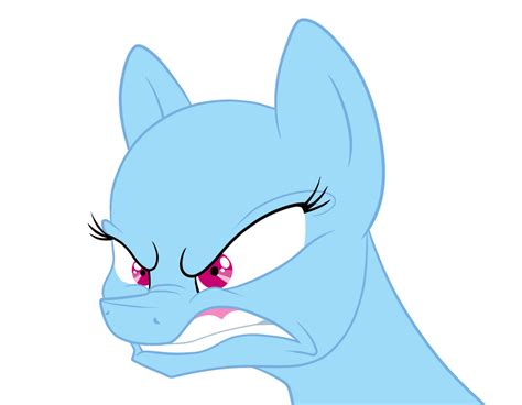 Angry Pony Base By Luminousdazzle On Deviantart