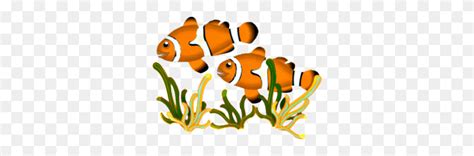 School Of Fish Clip Art Orange Fish Clipart Flyclipart