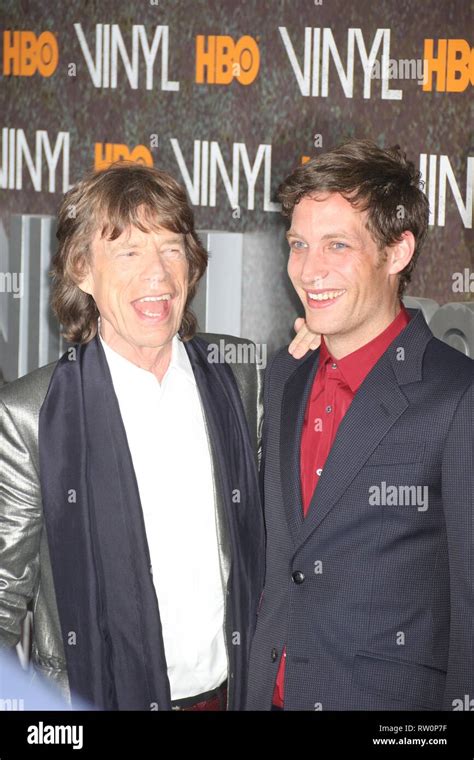 Mick Jagger And Son James Jagger Photo By John Barrett PHOTOlink Stock Photo Alamy