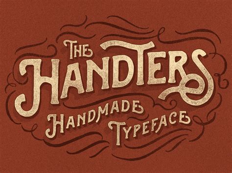 Handters Typeface By Ilham Herry On Dribbble