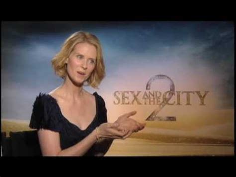 Cynthia Nixon Sex And The City 2 Interview YouTube