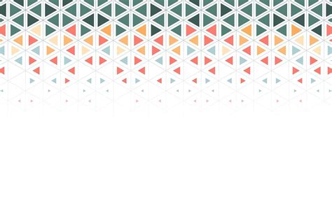Colorful Triangle Patterned On White Background Free Image By