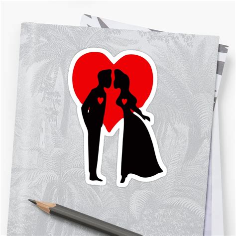 ۞♥romantic Lovelovely Couples Kissing Clothing And Stickers♥۞