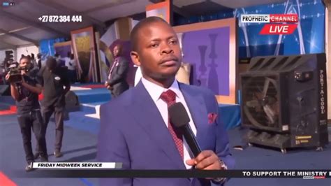 Major 1 Prophet Shepherd Bushiri Singing In Tongues And Praying For