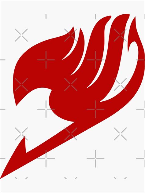 Fairy Tail Sticker For Sale By Animebrands Redbubble