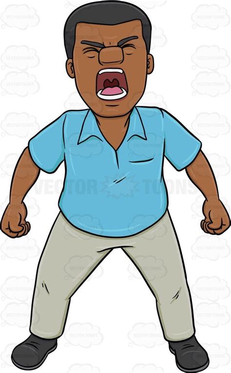 Angry Black Man Clipart 10 Free Cliparts Download Images On