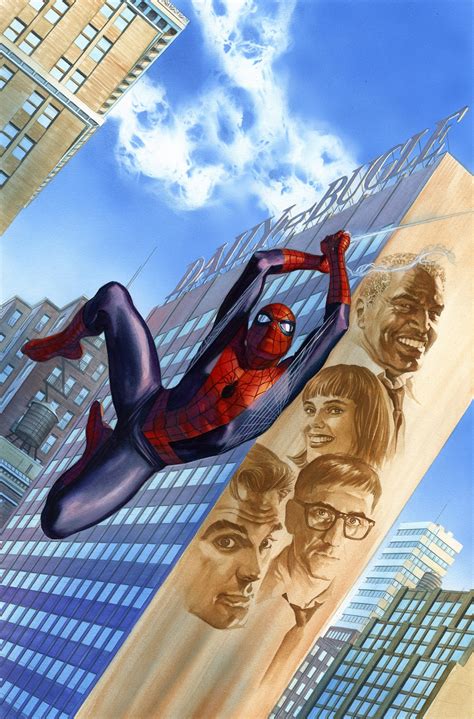 Marvels Spider Man Alex Ross Print Nucleus Art Gallery And Store