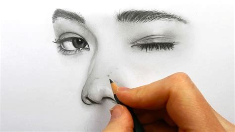 Drawing Shading And Blending A Face With Faber Castell Graphite Pencils