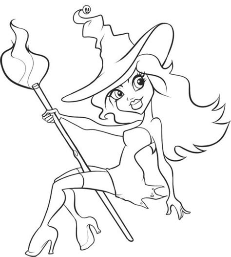 Get This Printable Image of Witch Coloring Pages UpIuI