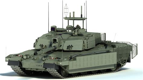 3d Challenger 2 Mbt Tank