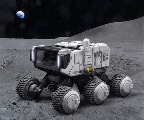 Artstation Lunar Survey Vehicle Concept Art Paul Muller