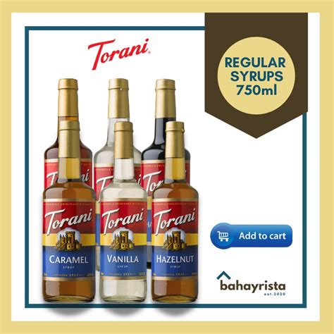 Torani Syrup Best Sellers 750ml Shopee Philippines