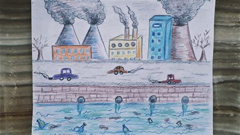 Çevre Haftası Çizimi Çevre Kirliliği Çizimi Environment Day Drawing