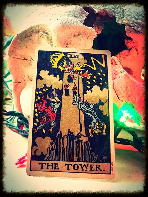 The Scary Scary Tarot Tower Card Reflective Tarot