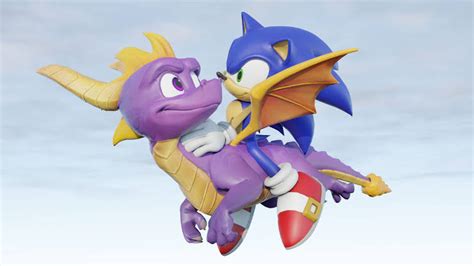 Sonic And Spyro Crossover By Avidsonicfan Rsonicthehedgehog