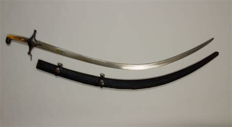 sword shamshir with scabbard persian the metropolitan museum of art