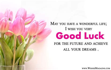 Best Wishes For Future Latest Good Luck Messages