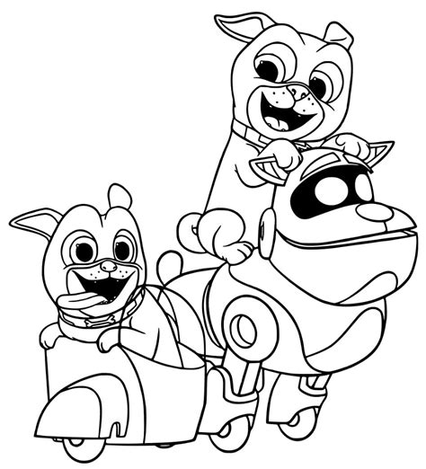Bingo And Rolly 1 Coloring Page Free Printable Coloring Pages For Kids