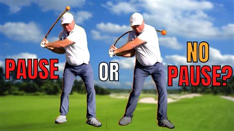 Should You Pause At The Top Of The Swing Youtube