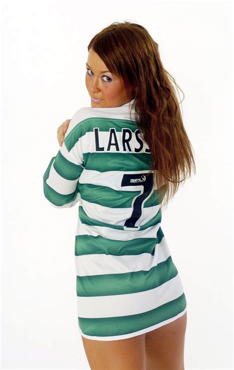 Rangers Daft Babestation Porn Star Once Posed Up In Henrik Larsson Celtic Top For Racy Photoshoot