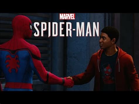 PETER TEACHES MILES HOW TO FIGHT MARVLE S SPIDER MAN PS4 YouTube