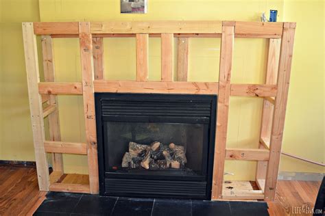 Framing Up A Fireplace How To Frame A Fireplace Surround Lifeandink