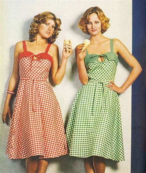 1970s Gingham Sundresses Gingham Fashion Vintage Clothing Online