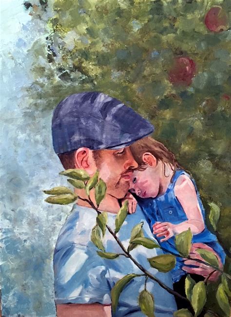 Father And Daughter Painting At Explore Collection