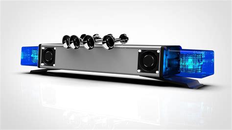 Haensch Dbs3000 Xenon Lightbar Original Sizes 3d Model Cgtrader