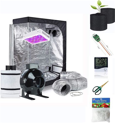 Penseetek 600w Led Grow Light Kits With Indoor Grow Tent