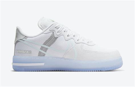 Nike Air Force 1 React White Ice Cq8879 100 Release Date Sbd