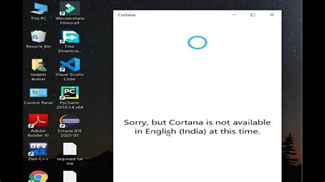 Fix Cortana Not Working Windows 10 Version 2004 Youtube