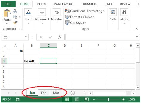 Sum Across Multiple Sheets In Microsoft Excel Summing