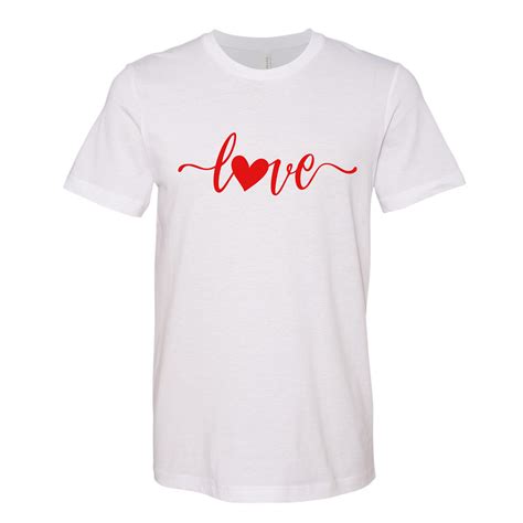 Love Valentines Day Graphic T Shirt For Women Graphic Tees For Women