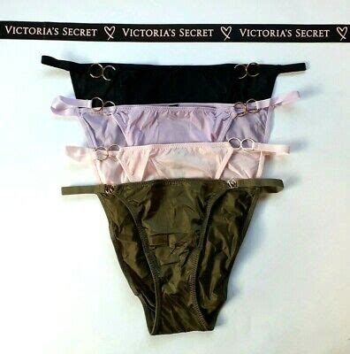 Victorias Secret Hardware Ring String BIKINI Satin Silky SEXY Panty