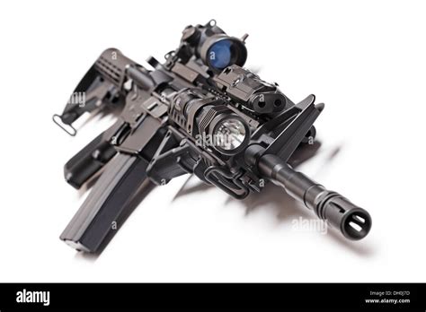 Ar 15 M4a1 Tactical Carbine Sniper Immagini Senza Sfondo E Foto Stock
